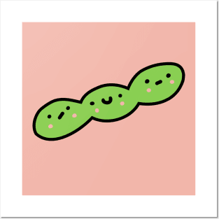 Cheeky Edamame Pod Buddies Posters and Art